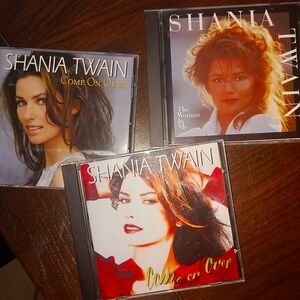 Shania Twain Come on over CD, the woman in me CD, lot of three '90s country